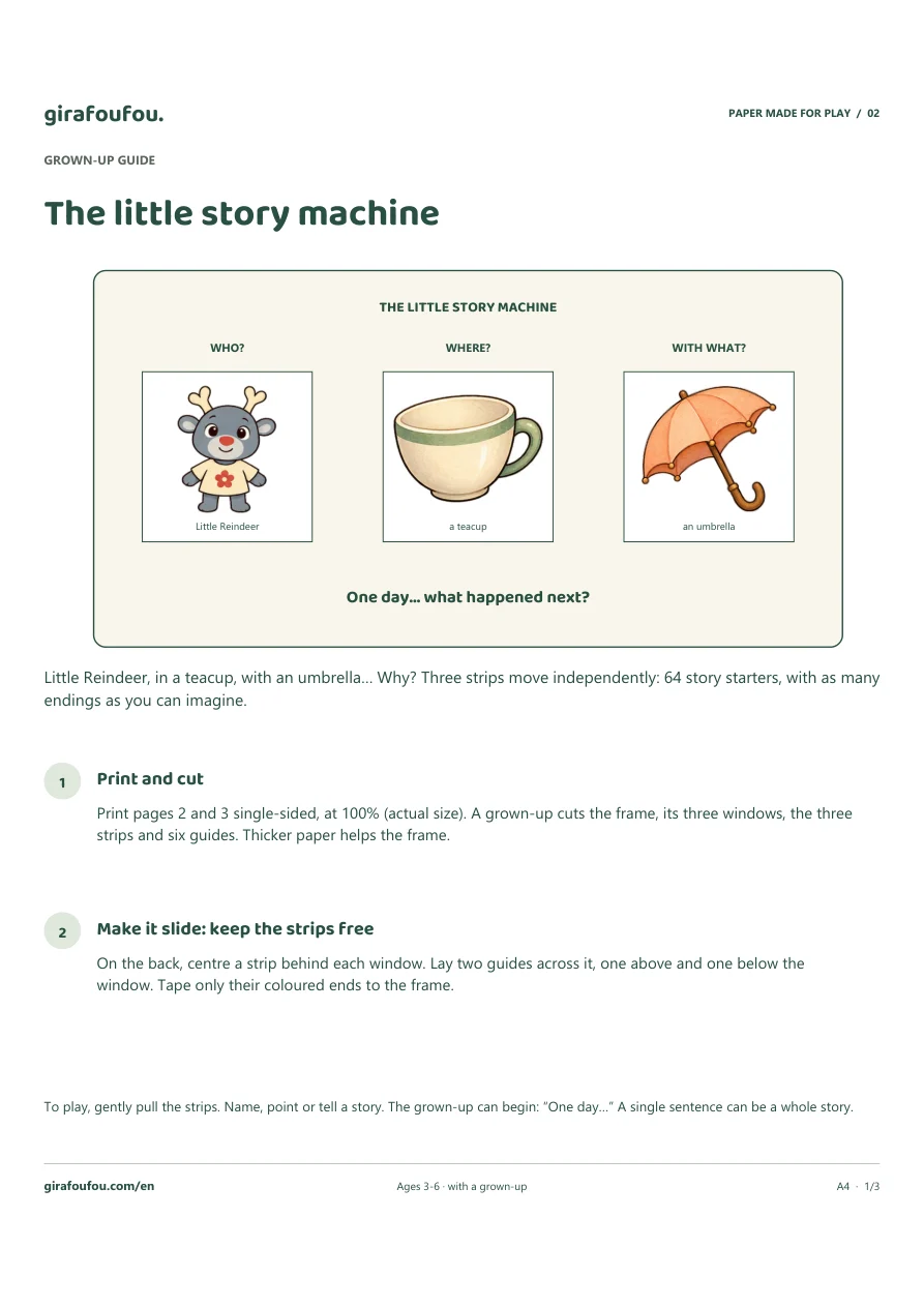 The little story machine